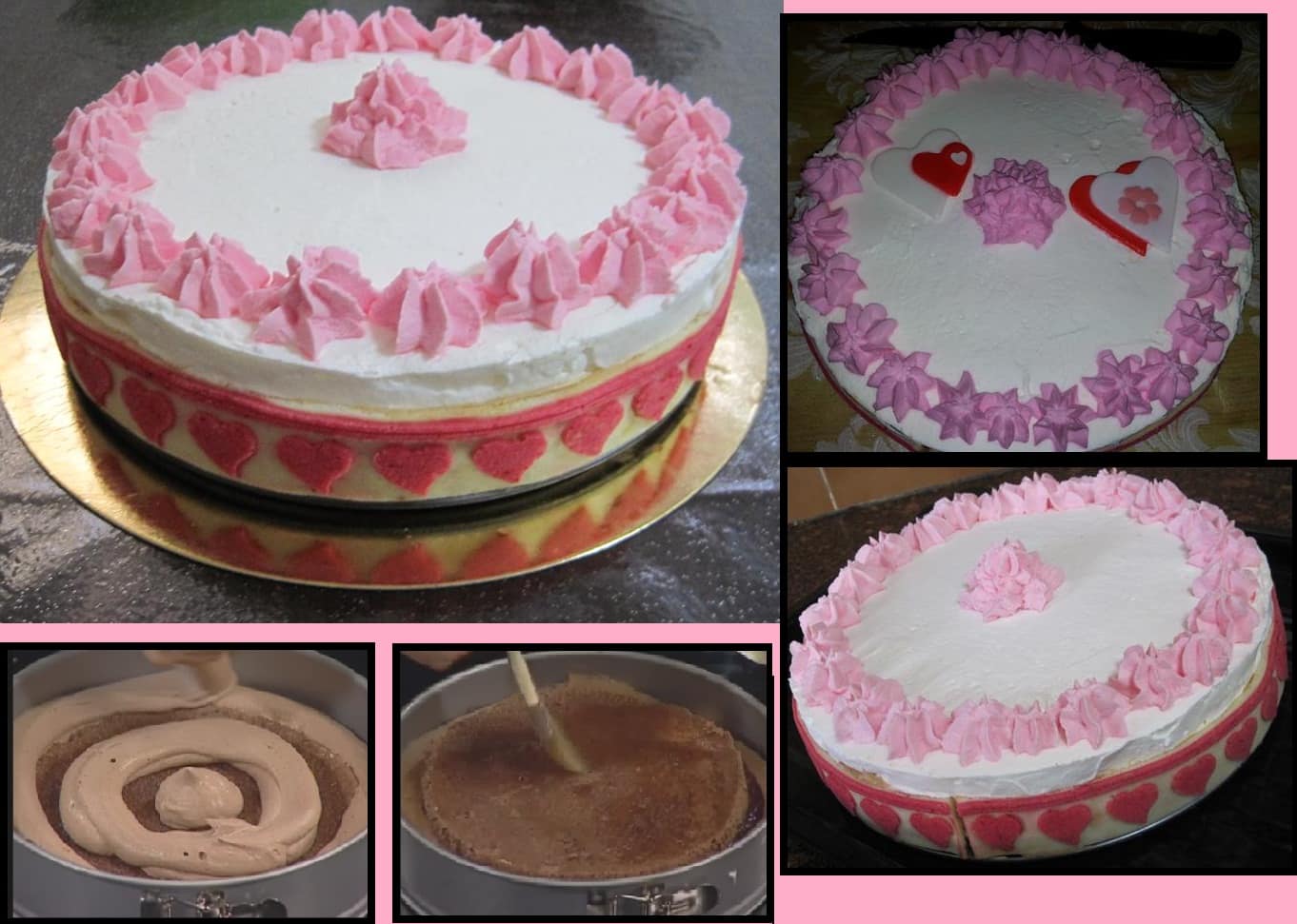 עוגת יומולדת מלאה בקצפת