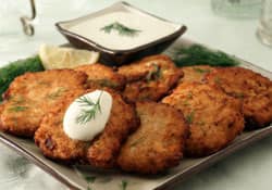 מיני לביבות טונה, ירקות וגבינה