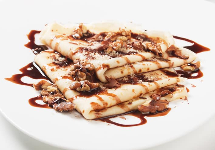 עוגת בלינצ'ס בקרם תפוז