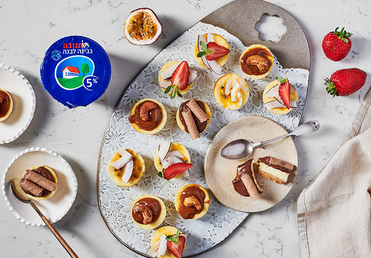  צ'יזקייק בייטס – מיני עוגות גבינה אישיות