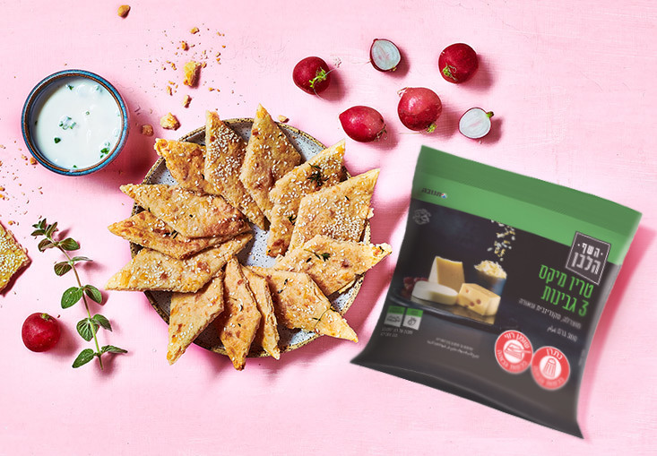 קרקרים גבינות